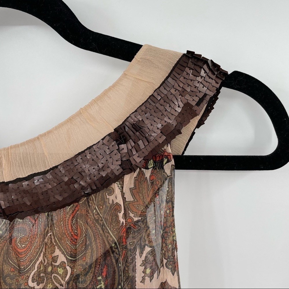 NEW! Rozae Nichols Paisley Silk Blouse - Picture 5 of 14